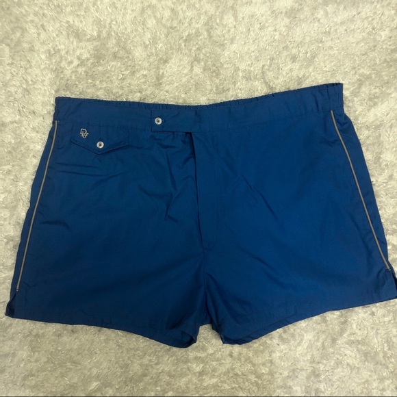 Dior Shorts Christian Dior Blue Swim Shorts Xl Poshmark